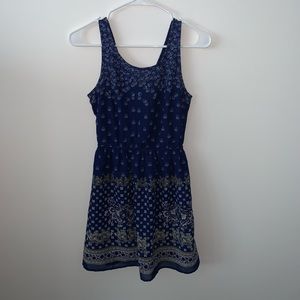 Navy summer dress